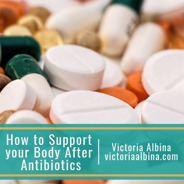 support your body after antibiotics